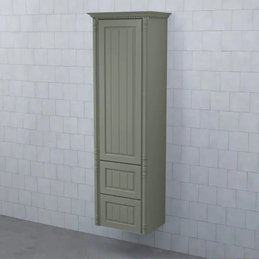 Högskåp Björbo Badrum Valhall med Lucka och 2 Lådor